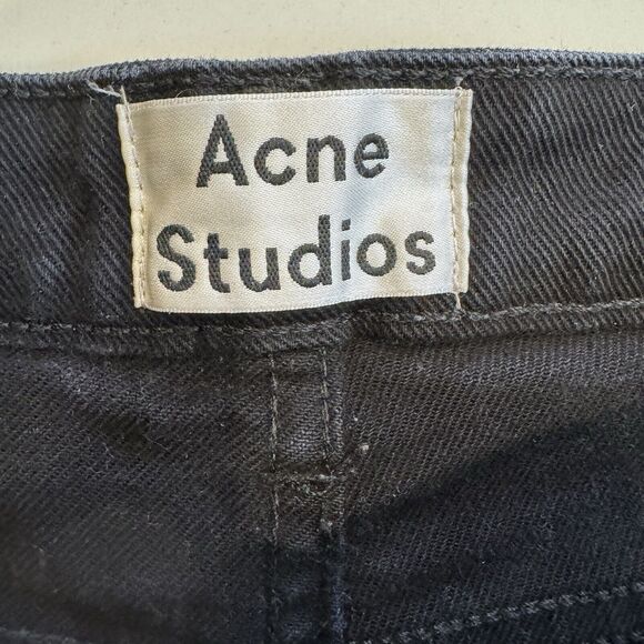 ACNE STUDIOS Row Denim Jeans Women's 24x34 Made In Italy Skinny - Picture 6 of 9